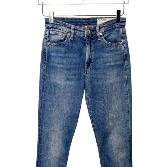 Rag & Bone Nina High Rise Exmoor Wash Women’s Skinny Jeans Sz 25 - Picture 3 of 13